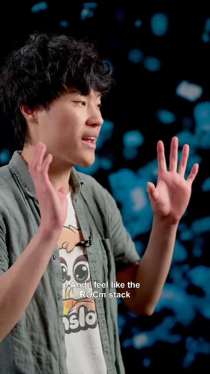 From setup to training, developer experience matters. Daniel Han, CEO of Unsloth AI shares his perspective on building with AMD.
