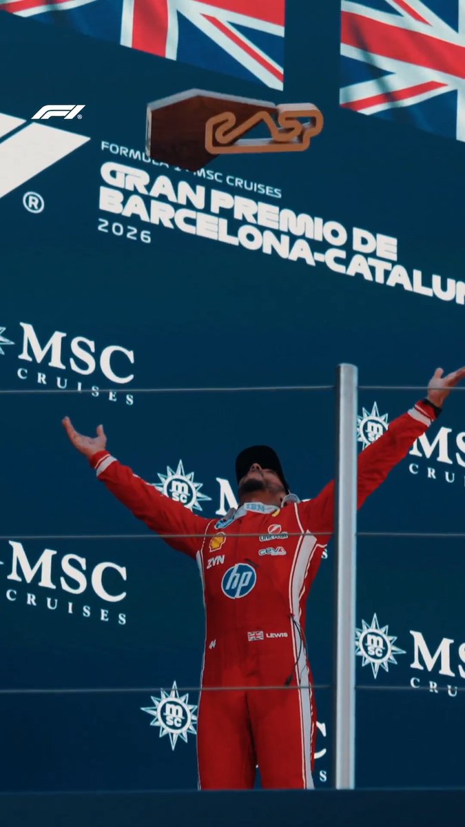 Lewis adds another glorious chapter to his spectacular career 🤩 #F1 #BarcelonaGP