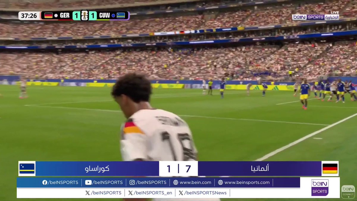 🟣🎥 #تقرير_خاص | المنتخب الألماني 🇩🇪 يستهل مشواره في كأس العالم 2026 FIFA بانتصار عريض على كوراساو 7 - 1 🎙️ تقرير | سندرا سامي Sandra Sami