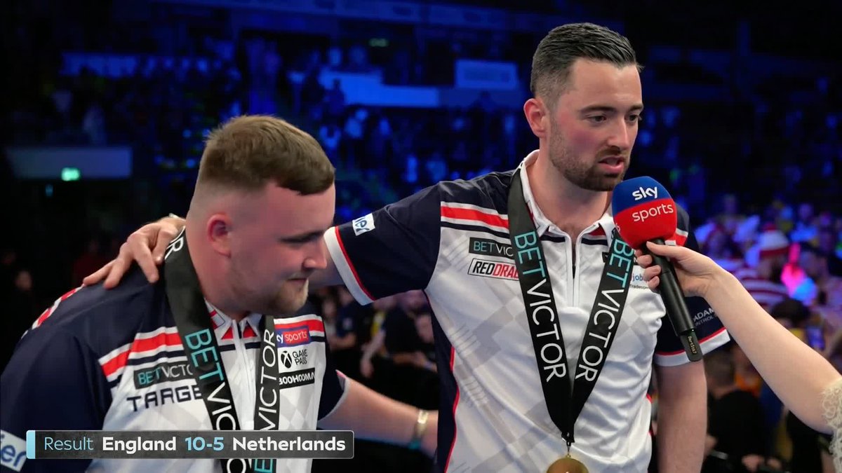 "I'm proud of us together" ❤️ Luke Humphries and Luke Littler reflect on the winning the World Cup of Darts 🏆