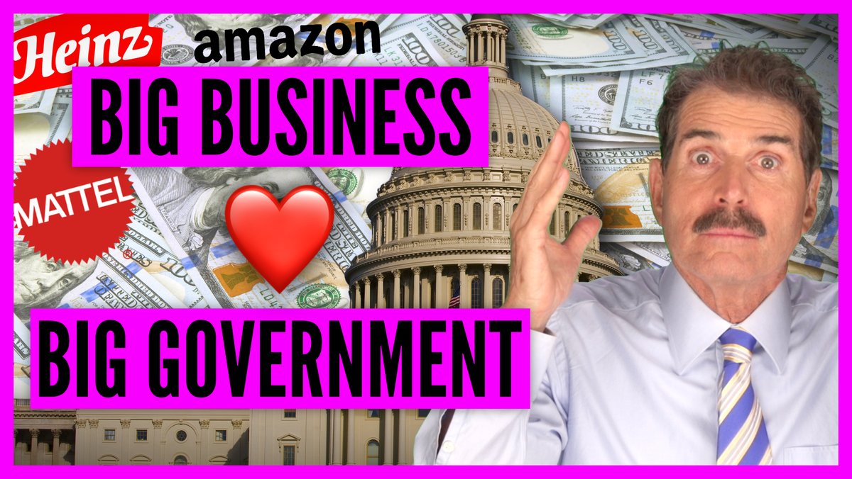 Big biz lobbies government to pass rules that hurt smaller competitors. It's always been that way. 100 years ago, Heinz found a way to make ketchup without a preservative. Then it pushed government to kill off its competitors by banning that preservative. The sleaze continues: