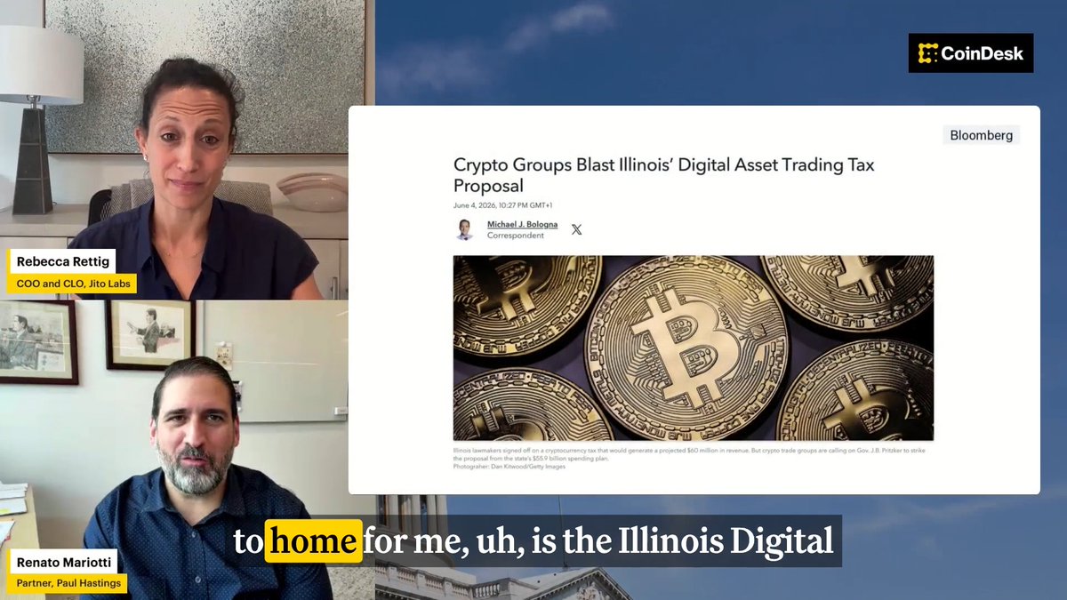 Chicago native Renato Mariotti slams Illinois' new digital asset trading tax, arguing lawmakers quietly slipped it into the state budget at the last minute and made Illinois the first state to single out crypto for different tax treatment.