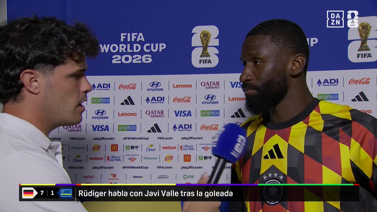 "Mi rol es así y yo lo acepto" 💭 Rüdiger habla en DAZN de su papel en Alemania #DAZNMundial Disfruta de TODO el Mundial SOLO en DAZN 🔗