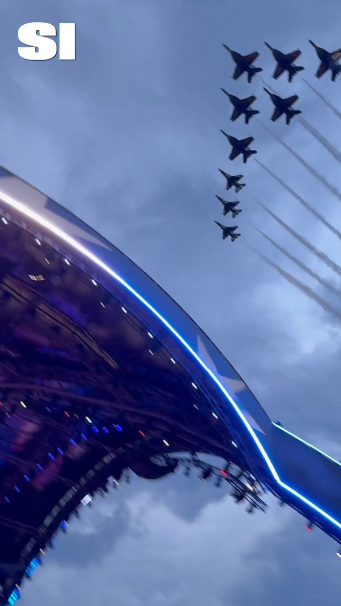 The military flyover ahead of UFC Freedom 250 at the White House