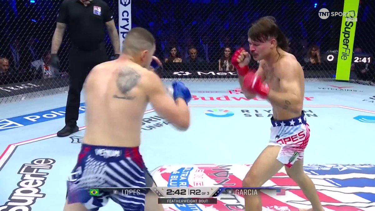 WHAT A KNOCKOUT! Diego Lopes just SLEPT Steve Garcia! 😴 #UFCWhiteHouse | Stream TNT Sports on HBO Max