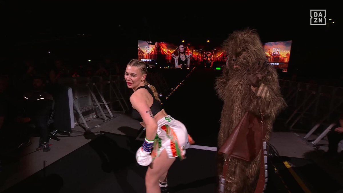 Just in MMA though, boxing walkout of the year was locked up yesterday