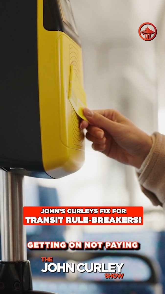 Seattle's light rail took the #1 spot in the U.S. for ridership in April. 4.8 million trips. 🚆The only question: how many of those riders actually paid? The John Curley Show has a fix, and it involves seats that won't fold down unless you swipe your card.