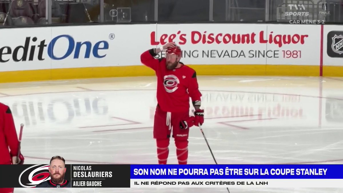 Le nom de Nicolas Deslauriers pourrait ne pas être sur la coupe Stanley...