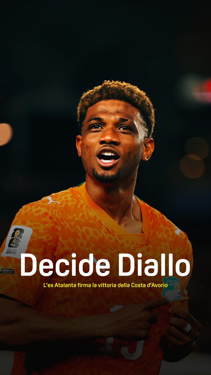 Amad #Diallo regala i tre punti alla Costa d’Avorio ✅ Primo gol al mondiale per l’ex Atalanta ⚽️ #CostadAvorioEcuador #FIFAWorldCup #DAZN