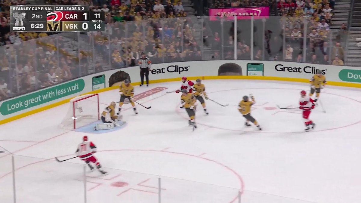 JACKSON BLAKE!! THE Carolina Hurricanes NOW LEAD 2-0 HERE IN THE SECOND PERIOD! 📺: ABC, Sportsnet, &amp; TVA Sports