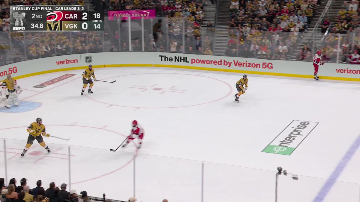 Can Carolina hold on to become the champions? 👀 The Canes are one period away from winning the #StanleyCup