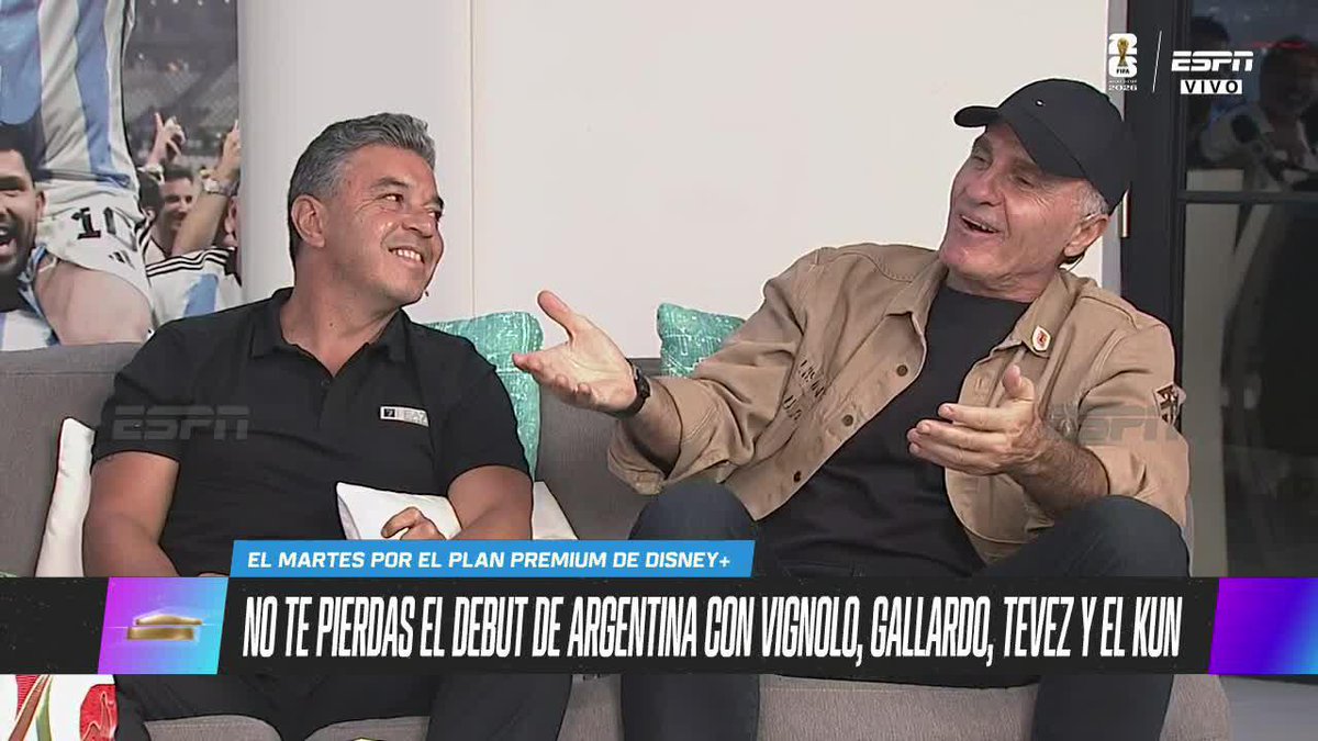 🤩 El Cabezón Ruggeri, rendido a Falcao 💬 "Que linda paz que tienes" 🤟🏻 #ESPNMundial 📺 Mira los mejores partidos de la #FIFAWorldCup por ESPN, en el Plan Premium de #DisneyPlus