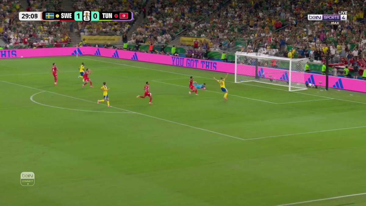 أليكساندر إيزاك يضاعف النتيجة لمنتخب السويد ⚽️🇸🇪 📦 اشترك الآن 👇 🔗 📱 #كأس_العالم2026 | #مونديال2026 | #كأس_العالم #beINWC26 | #FIFAWorldCup2026 | #FIFAWorldCup