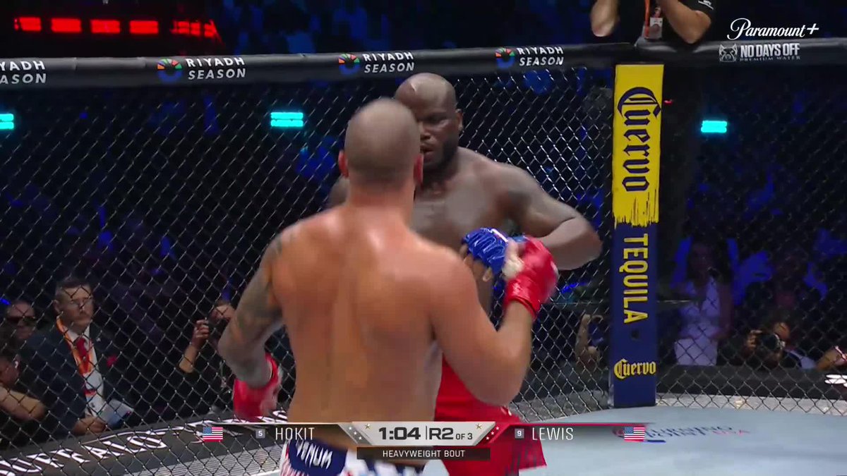 JOSH HOKIT KNOCKS OUT DERRICK LEWIS IN ROUND 2 WHAT A FINISH #UFCWhiteHouse