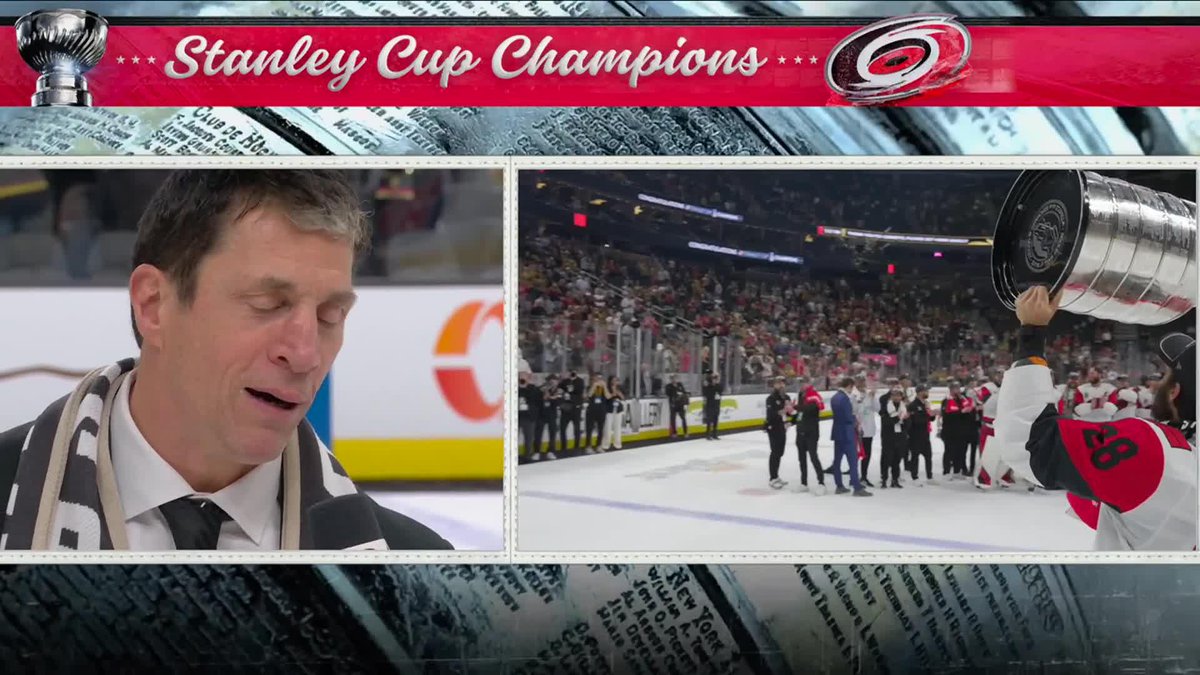 Brind'Amour talks after winning his 2nd Cup!!! 🔥🚨