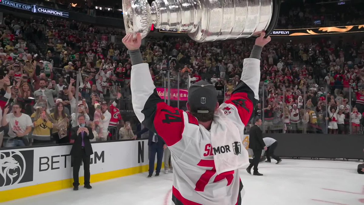 A Gold Medal and now a Cup, WHATTA YEAR FOR JACCOB SLAVIN!!!! 🔥🏆
