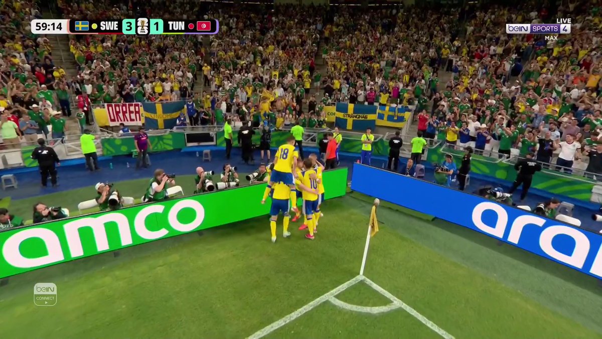 🇸🇪⚽ غيوكيريس يستغل هفوة السخيري ويوقع على ثالث أهداف المنتخب السويدي 📦 اشترك الآن 👇 🔗 📱 #كأس_العالم2026 | #مونديال2026 | #كأس_العالم #beINWC26 | #FIFAWorldCup2026 | #FIFAWorldCup