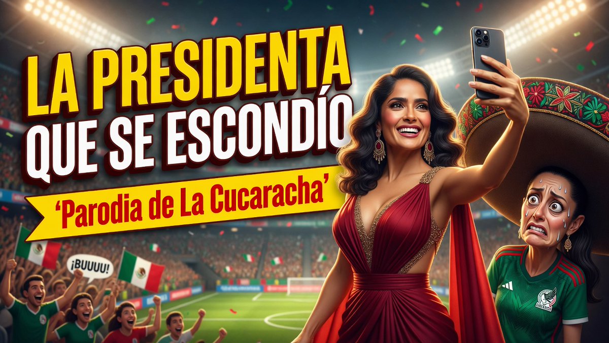 Cuando te da miedito ir al estadio y mejor mandas a la de los yates en tu lugar... 🛳️🏃♀️💨 Parodia musical 100% mexicana para pasar el coraje riendo. 🇲🇽⚽ ¡Súbele! 👇 #ParodiaMusical #Comedia @claudiashein #seleccionmexicana #worldcup2026