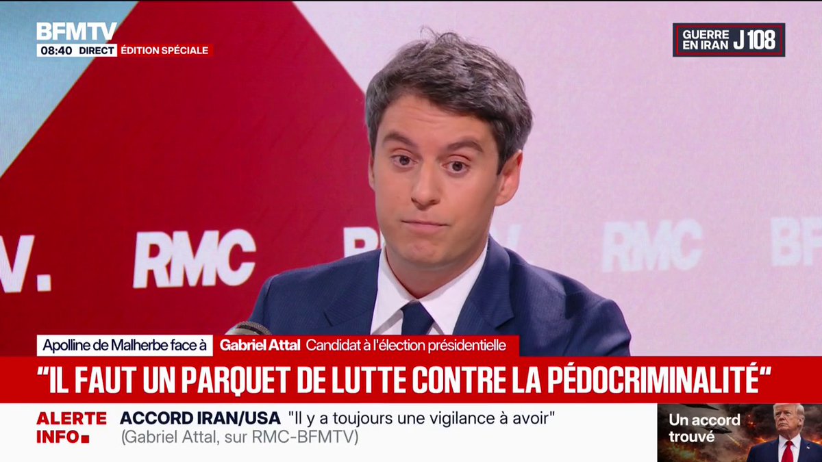 Gabriel Attal propose "un parquet national contre la pédocriminalité et les violences sexistes et sexuelles "
