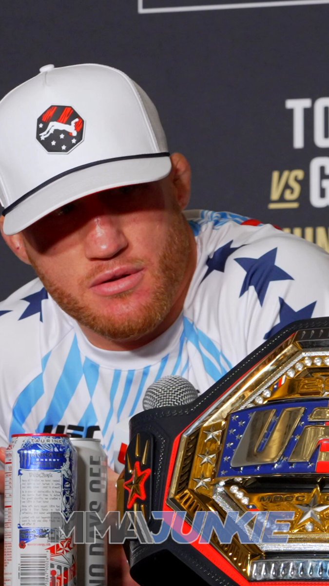 "The Max Holloway knockout is what makes this so much more special. I was counted out." Justin Gaethje reacts to finally achieving the pinnacle of MMA and becoming undisputed champ 👏 #UFCWhiteHouse