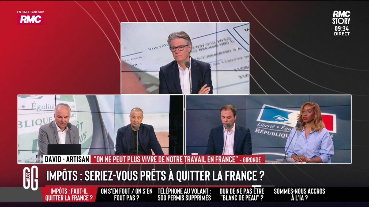 💸 "Je paye plus d'impôts que ce que je gagne." 📞 David, artisan, au 3216 : "À 13 ans, je mangeais dans les décharges publiques. Aujourd'hui, j'ai 55 ans et 3 sociétés. Mais je veux partir, en Espagne ou au Portugal. Je ne sais pas encore." #GGRMC