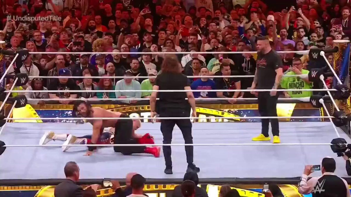 That Roman Reigns near-fall had me fooled completely. For a split second, I thought the Tribal Chief was done 😭