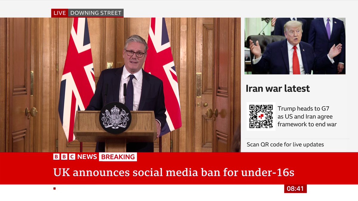 "We hope to pass regulation before Christmas, and therefore to bring the ban into force in the early part of next year," PM Keir Starmer tells BBC Technology Editor Zoe Kleinman Follow live reaction and analysis: