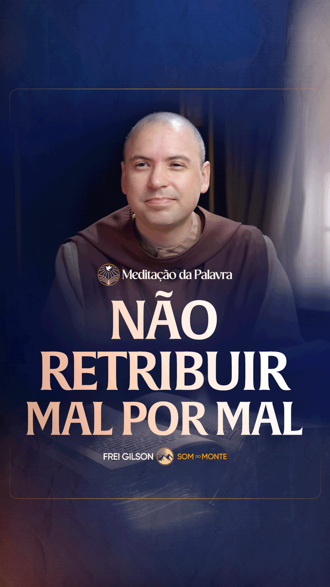 Não retribuir mal por mal | (Mateus 5, 38-42) #2742 | Meditação da Palavra Passagens Complementares: I João 5,19 Romanos 12,17-19