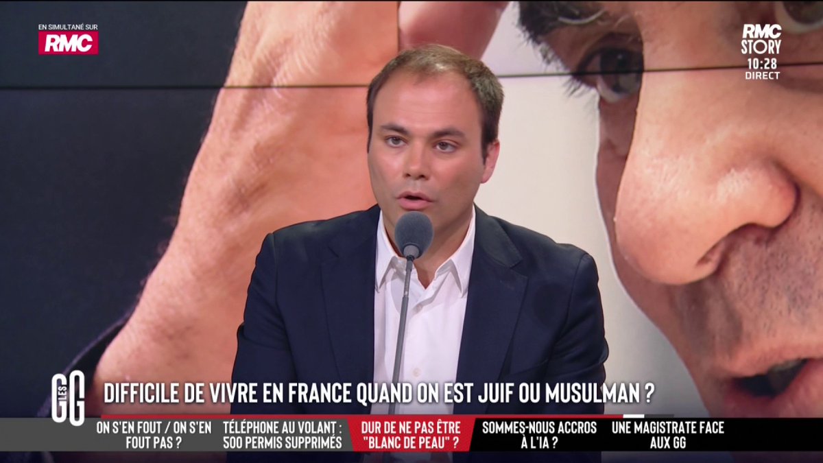 🚨 « Il est difficile de vivre en France quand on est musulman, juif ou pas blanc de peau » : Xavier Bertrand a-t-il raison ? 🗣️ Charles Consigny : "Je ne suis pas sûr que ce soit vrai. On vit aussi difficilement quand on est agriculteur dans la Creuse. Le vrai gros sujet en France, c'est l'économie." #GGRMC