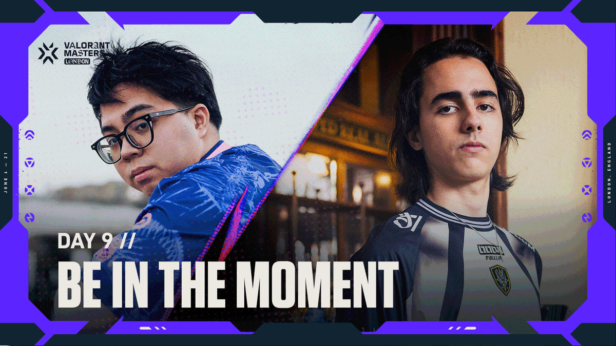 Be in the moment. #VALORANTMasters Don’t miss the Day 9 action today at