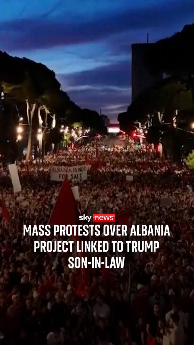 A massive coastal development project on the Adriatic coast is linked to Jared Kushner, the son-in-law of Donald Trump. The project is facing growing opposition in Albania where protests have continued for 15 consecutive days in Tirana. 🔗