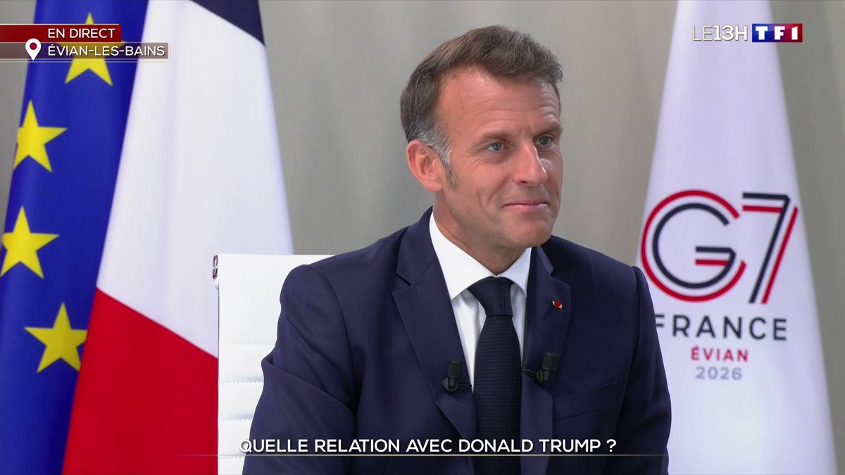 🔴 Relations avec Donald Trump : "Si j'étais rancunier, ça me poserait des problèmes. Moi je suis pragmatique", Emmanuel Macron 📺 Emmanuel Macron répond à @mslacarrau pour #LE13H de TF1