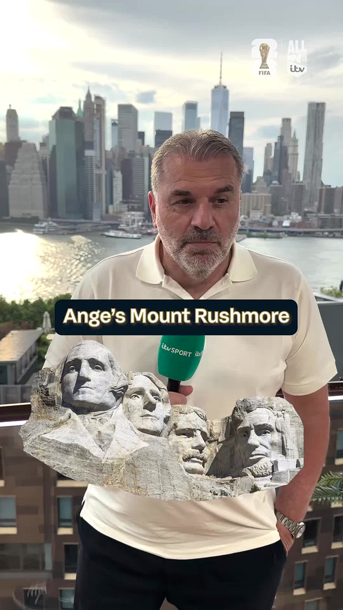 A solid selection ✅ Ange Postecoglou gives us HIS Football Mount Rushmore ⛰️⚽️