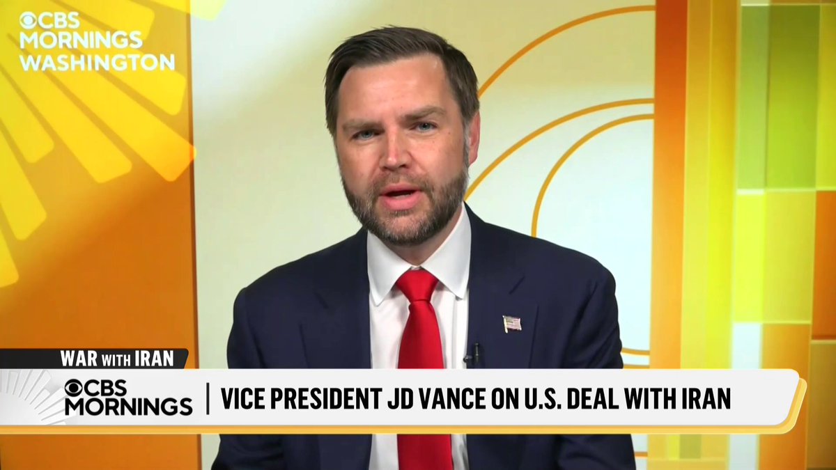 Vice President JD Vance says that the deal between the U.S. and Iran “ensures that Iran will never have a nuclear weapon, while simultaneously opening the Strait of Hormuz.” The vice president shares more details about the agreement, including some of the obligations Iran will need to meet: “If the Iranians comply with their end of the bargain, it’s going to be good for Iran.”