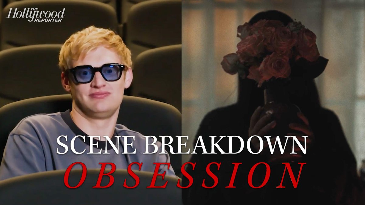 #Obsession filmmaker and #THRCover star Curry Barker broke down what it took to create the flowers scene in his record-breaking horror film that features Michael Johnston as the character Bear and Inde Navarrette as Nikki.