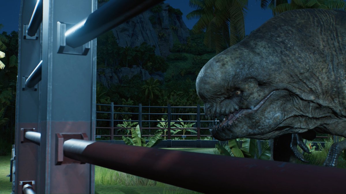 The Distortus rex is the first of its kind with unique kill animations and immense aggression. Challenge your facility’s security against a relentless dinosaur that puts staff safety to the ultimate test. Learn more: