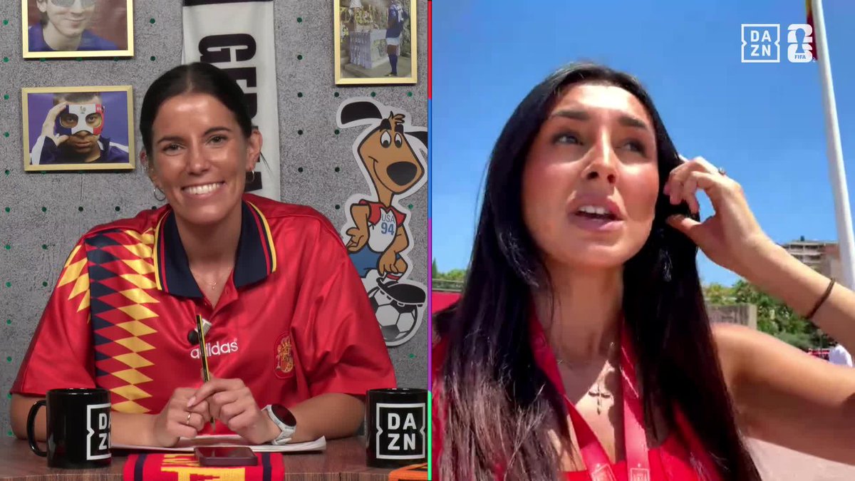 🇪🇸 Nuestra embajadora, sophia ⋆꙳ ya está 'ready' en la fanzone. Y ojo, con pregunta preparada para Tom Holland 🕷️ #DAZNMundial #LaDAZONETA