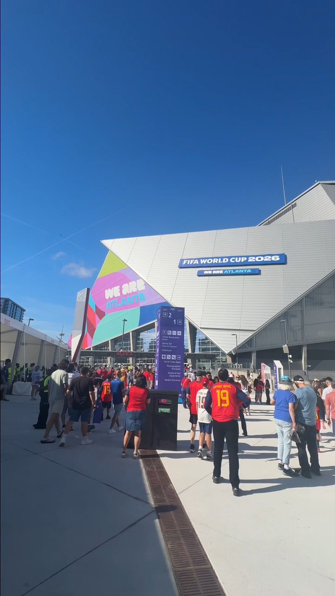 Good morning from Atlanta Stadium, a host venue of the FIFA World Cup 2026™. 🥹 #WeAreAtlanta #FIFAWorldCup #WeAre26 #FIFAFanFestival