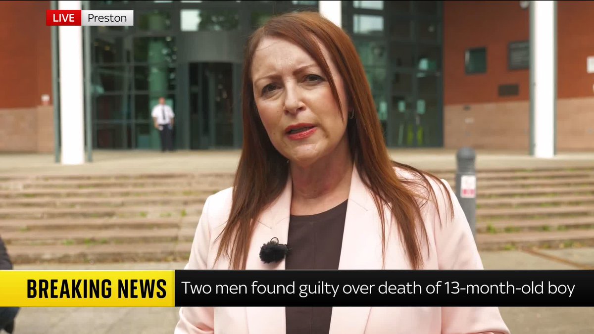 BREAKING: Teacher Jamie Varley, 37, has been found guilty of the murder of adopted 13-month-old Preston Davey. Varley's partner John McGowan-Fazakerley, 32, has been convicted of allowing the death of the child. Sky's @LottyLeeming reports ⬇️ Latest: