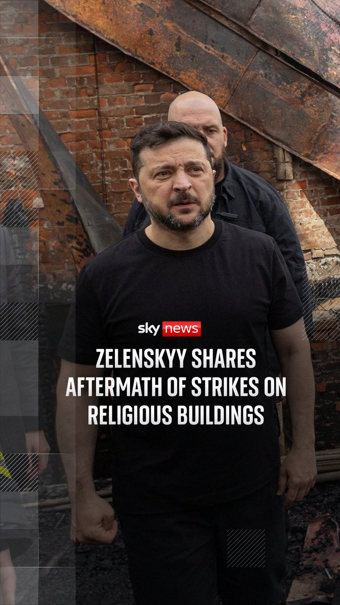 In a video posted to his X account, President Zelenskyy shows the damage caused by a Russian drone attack on the Mystetskyi Arsenal and Kyiv-Pechersk Lavra. He said at least 11 people were killed and dozens were injured across the country.