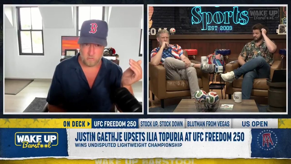 Dave Portnoy calls on Trump to denounce the UFC fighter who called Michelle Obama a man at the White House fight: "That has to be an immediate denounce. ... These guys are lunatics."