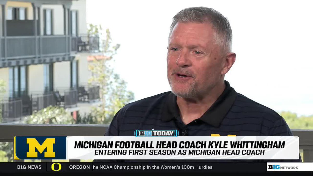 "They got it all at Michigan, and so it was absolutely too good to pass up." 🗣️ Kyle Whittingham on coming to Michigan Football #B1GToday