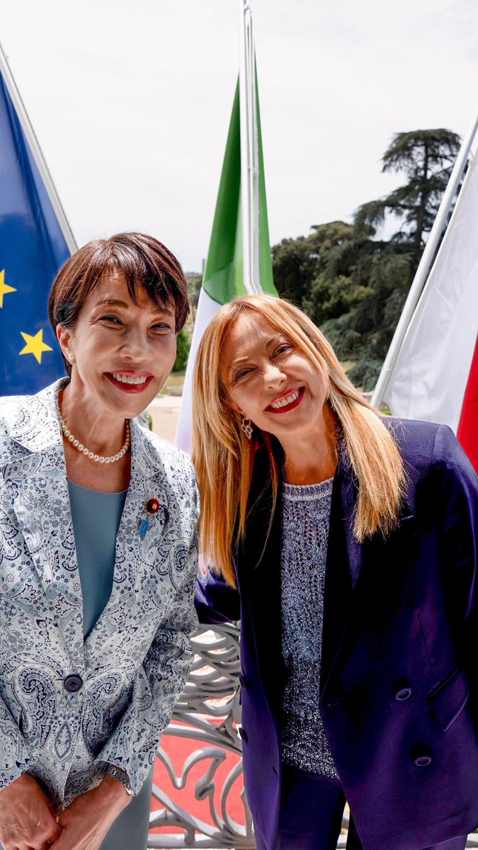 L’incontro di oggi a Roma con l’amica 高市早苗, Primo Ministro del Giappone, è stato molto importante per ribadire una convinzione comune: Italia e Giappone sono determinati a costruire insieme un futuro di sicurezza, prosperità e stabilità. Vogliamo dare risposte concrete ai nostri cittadini, raccogliere le sfide del presente e trasformarle in opportunità. E siamo pronti a farlo insieme 🇮🇹🇯🇵