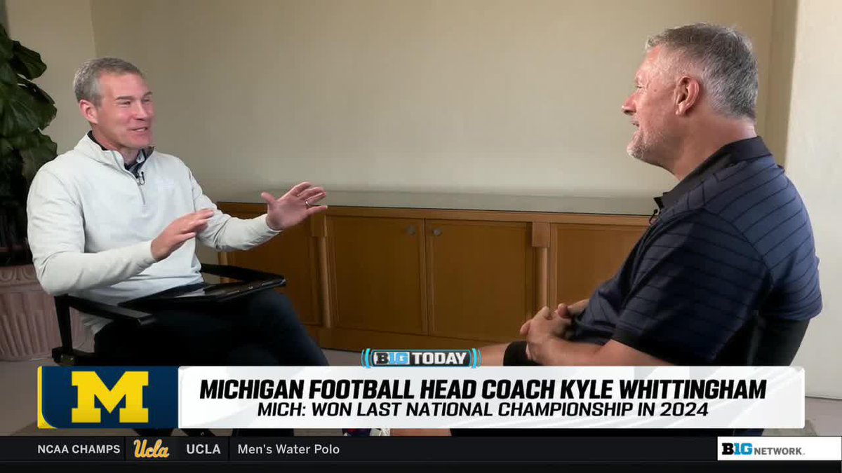 "We will play to Bryce's skillset, there's no doubt about it." Kyle Whittingham talks Michigan Football dual-threat QB Bryce Underwood 👇 #B1GToday
