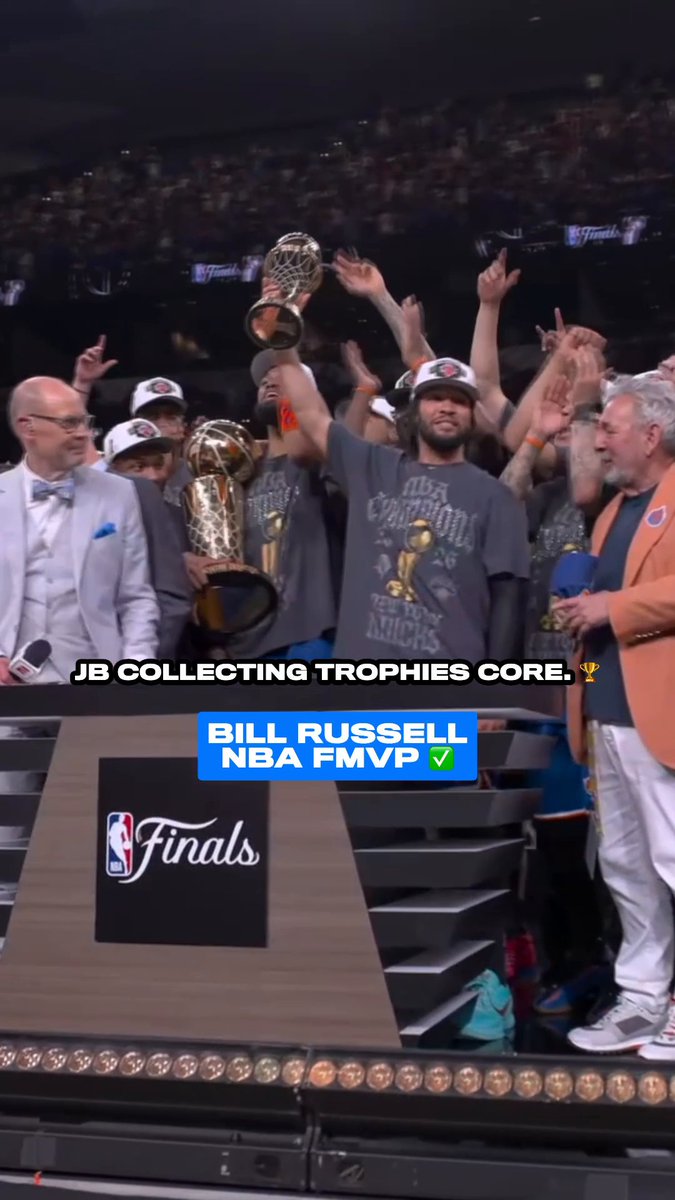 Jalen Brunson really just scooped up all the hardware 😭