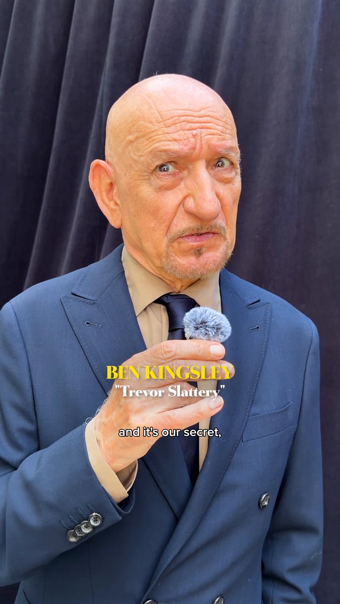 Sir Ben Kingsley shares a secret 🤫 📺 See Trevor Slattery in Iron Man 3 and #WonderMan on Disney+.