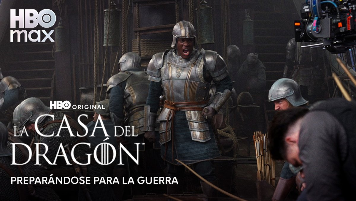 Echa un vistazo al detrás de cámaras de la gran producción utilizada para crear la tercera temporada. #LaCasaDelDragon regresa el 21 de junio. 🔥