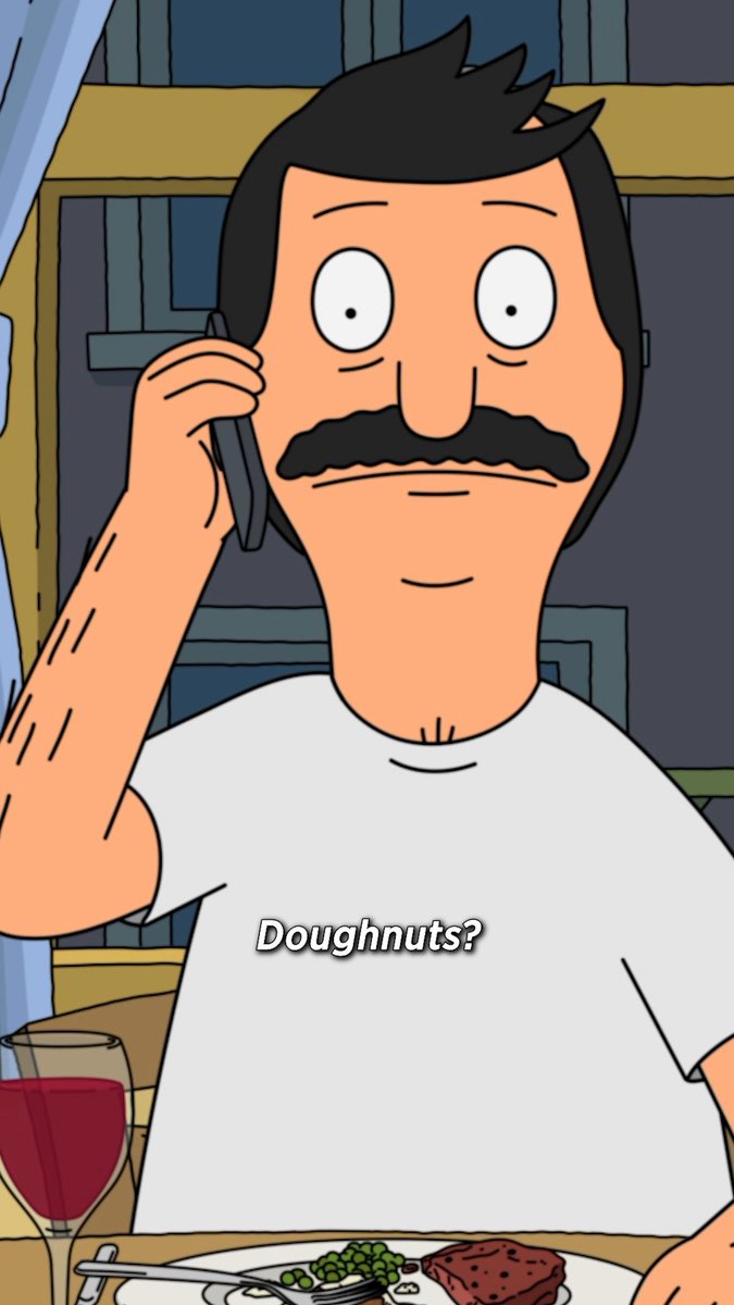 Casual dinner conversation. Stream #BobsBurgers on Hulu