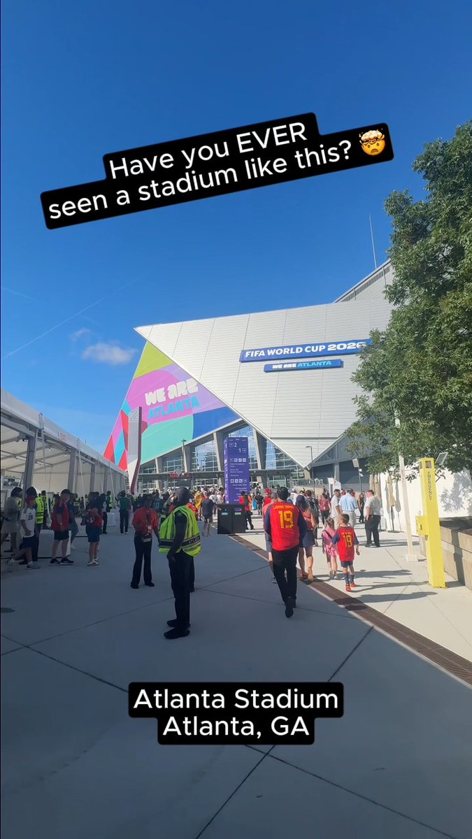 📍 The Epicenter of Soccer in North America Atlanta Stadium, you never fail to wow us 😍