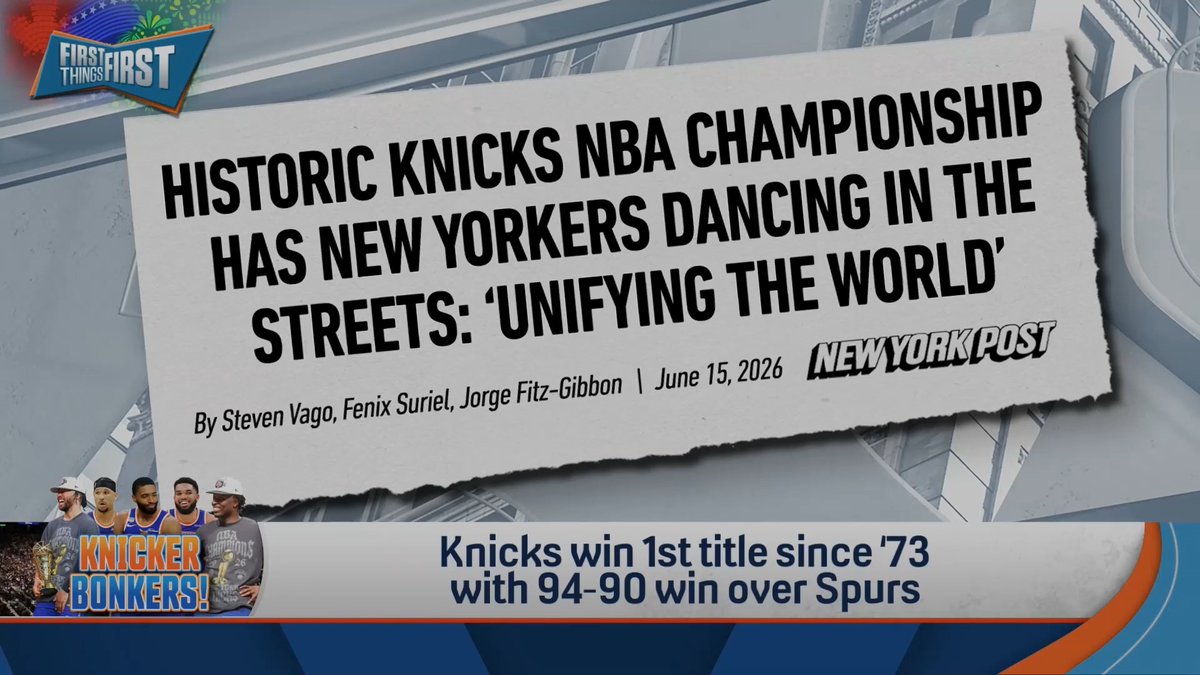 “Any organization can climb the mountain. The Knicks don’t have great ownership. The Knicks don’t have a history this last half century of winning. And the Knicks never got lucky in the lottery.” nick wright is DONE hearing about the big, bad West: